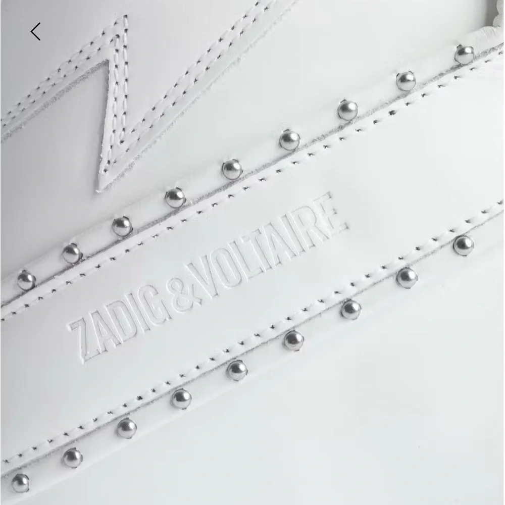 Zadig & Voltaire Studded White Sneakers - Picture 5 of 5